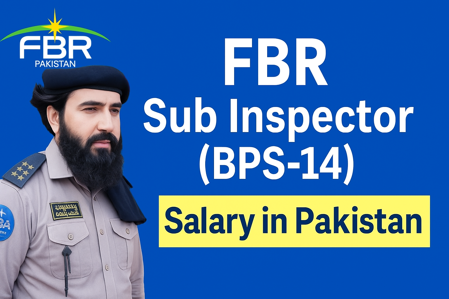 FBR Sub Inspector (BPS-14) Salary in Pakistan
